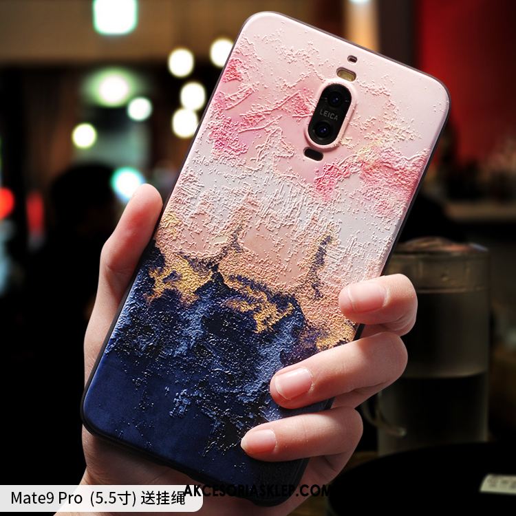 Futerał Huawei Mate 9 Pro Silikonowe Osobowość Kreatywne Anti-fall Różowe Obudowa Sklep