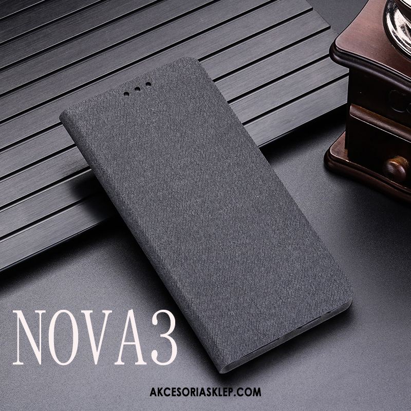 Futerał Huawei Nova 3 Szary Anti-fall Ochraniacz Telefon Komórkowy Skórzany Futerał Pokrowce Sprzedam
