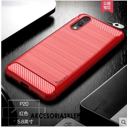 Futerał Huawei P20 Chłodzenie Miękki Telefon Komórkowy Czerwony Sprzedam