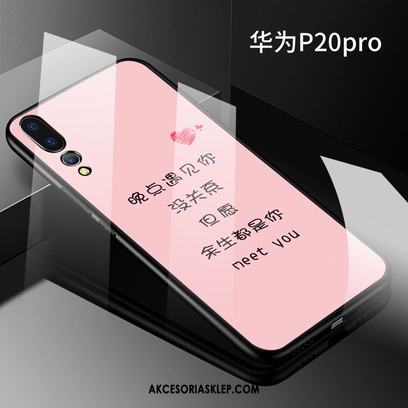Futerał Huawei P20 Pro Telefon Komórkowy Wieczorowa Różowe Szkło Hartowane Obudowa Na Sprzedaż