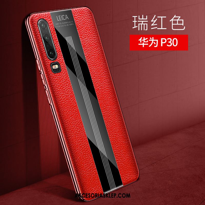 Futerał Huawei P30 Anti-fall Telefon Komórkowy Skórzany Futerał Silikonowe All Inclusive Etui Tanie