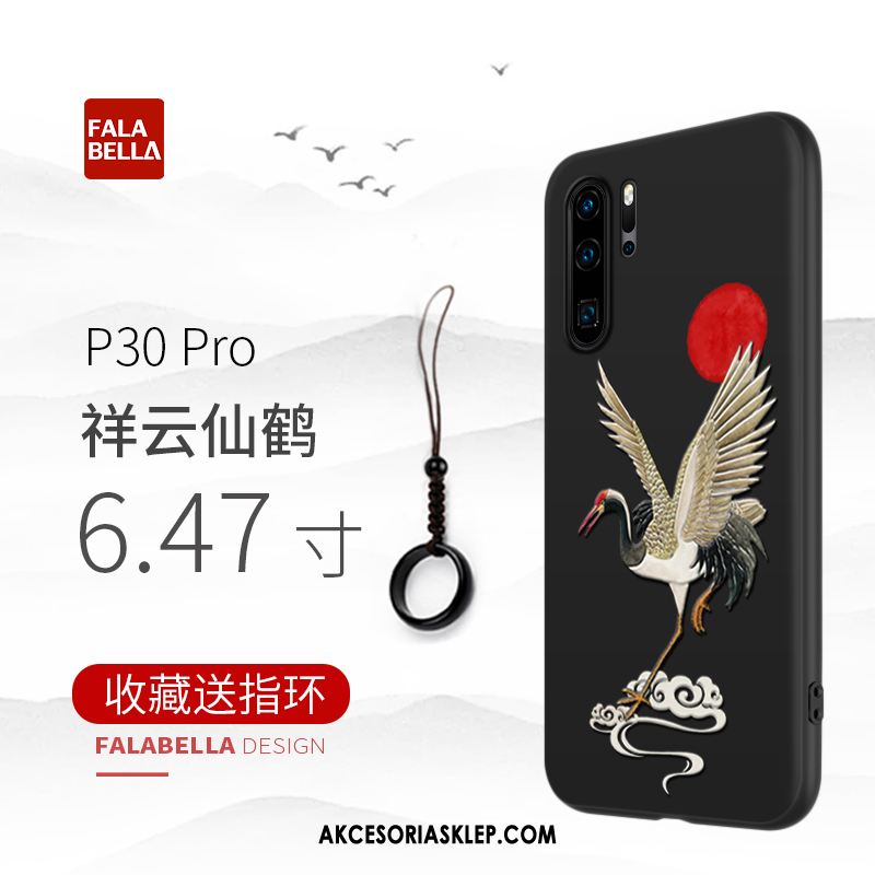 Futerał Huawei P30 Pro Anti-fall Modna Marka Telefon Komórkowy Silikonowe Czarny Pokrowce Sprzedam