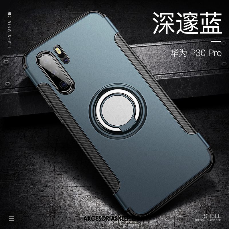 Futerał Huawei P30 Pro Nubuku Kreatywne Ring Anti-fall Biznes Obudowa Sklep