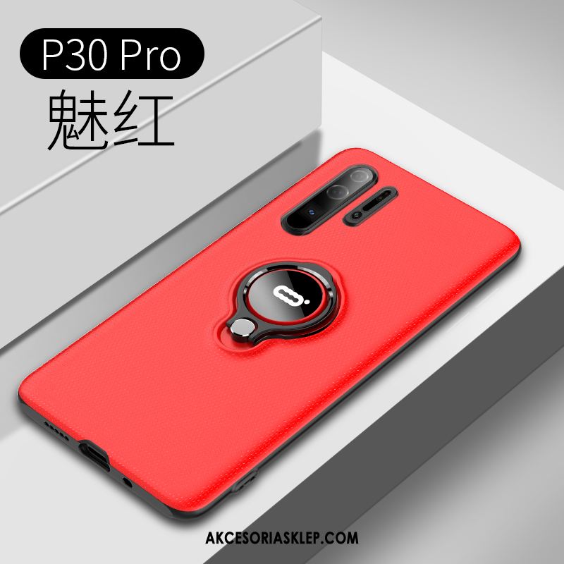 Futerał Huawei P30 Pro Tendencja Czerwony Netto Wspornik Silikonowe Ochraniacz Etui Sklep