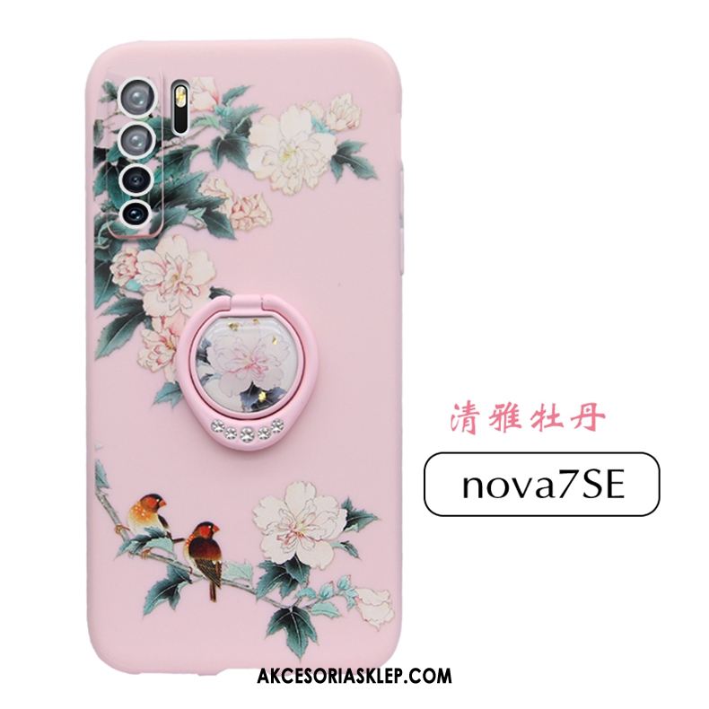 Futerał Huawei P40 Lite 5g All Inclusive Różowe Telefon Komórkowy Ochraniacz Nubuku Obudowa Online