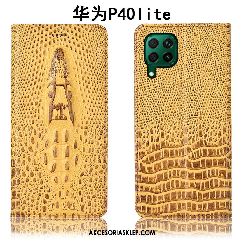 Futerał Huawei P40 Lite Telefon Komórkowy All Inclusive Żółty Ochraniacz Skórzany Futerał Etui Sprzedam