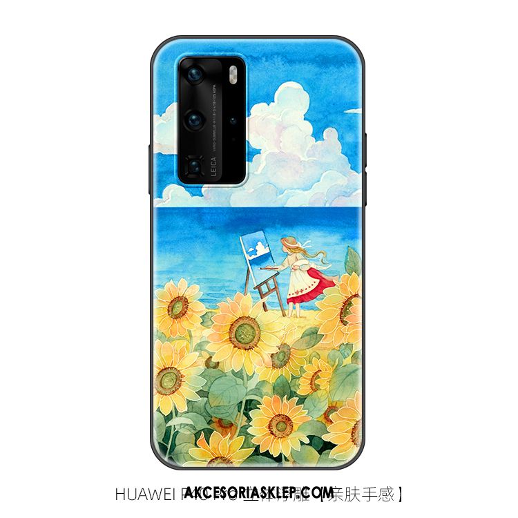 Futerał Huawei P40 Pro Świeży Miękki Anti-fall Nubuku All Inclusive Pokrowce Tanie