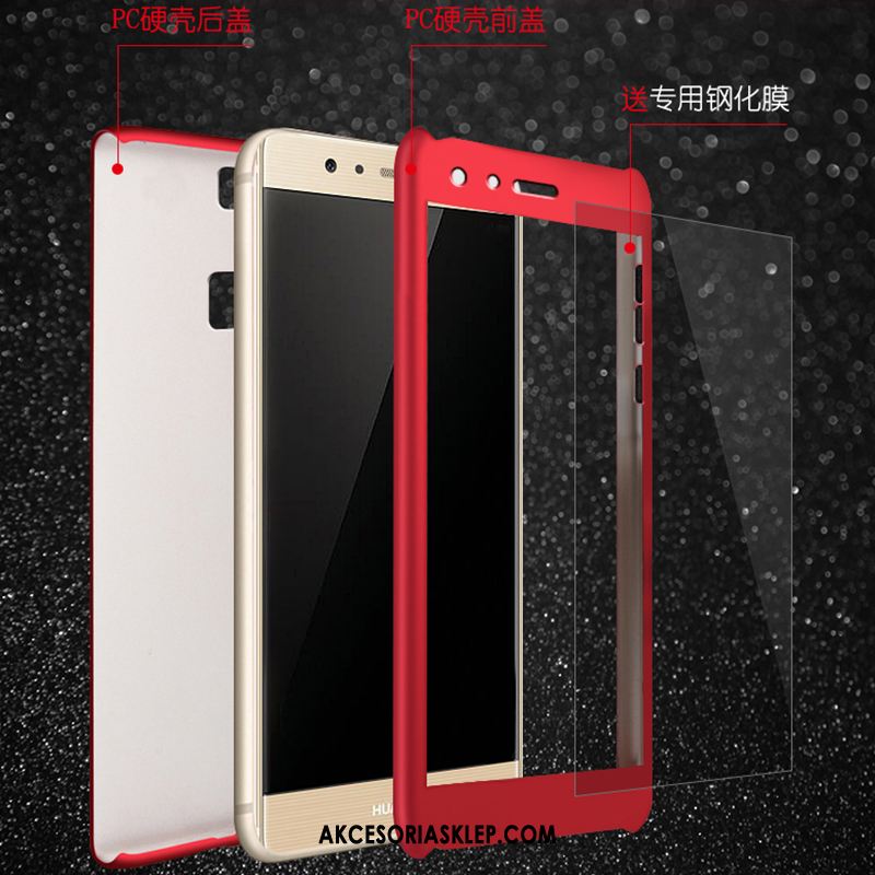 Futerał Huawei P9 Plus Telefon Komórkowy All Inclusive Trudno Nubuku Czerwony Obudowa Tanie