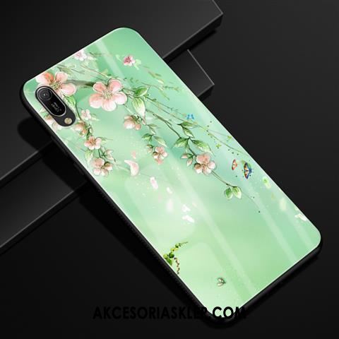 Futerał Huawei Y6 2019 Telefon Komórkowy Świeży Szkło Zielony Anti-fall Obudowa Online