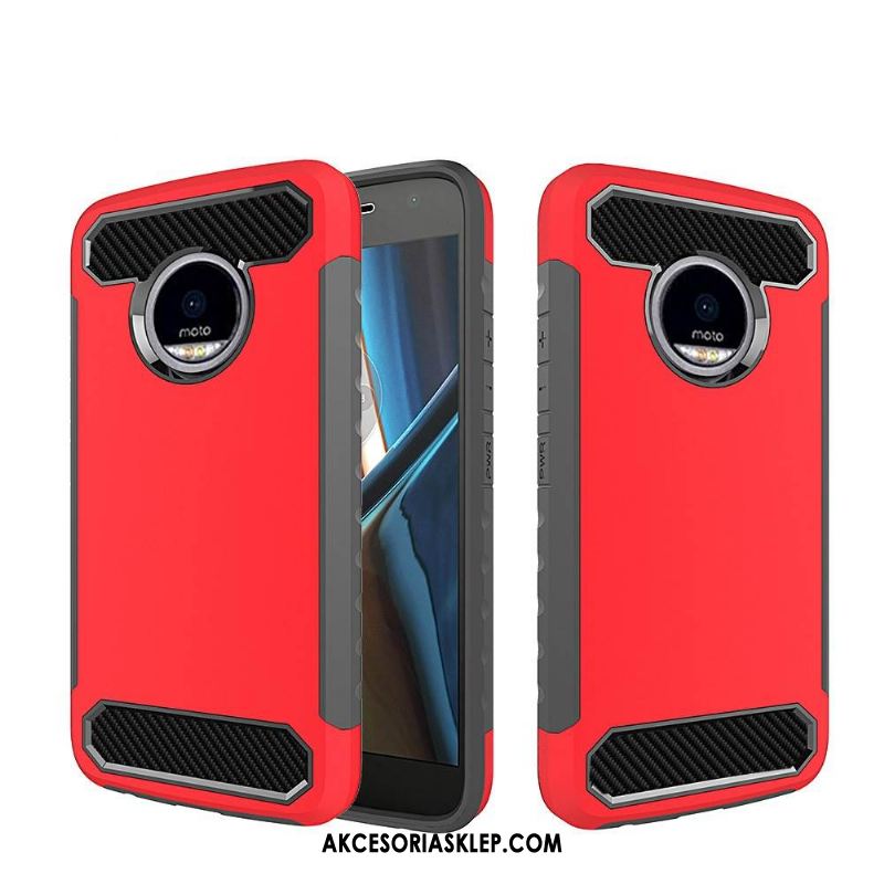 Futerał Moto X4 Telefon Komórkowy Ochraniacz Pu Czerwony Anti-fall Pokrowce Tanie