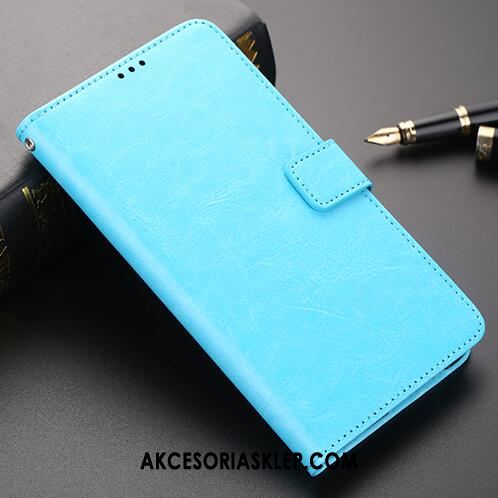 Futerał Nokia 7 Niebieski Skórzany Futerał Kreatywne Silikonowe Ochraniacz Pokrowce Kup