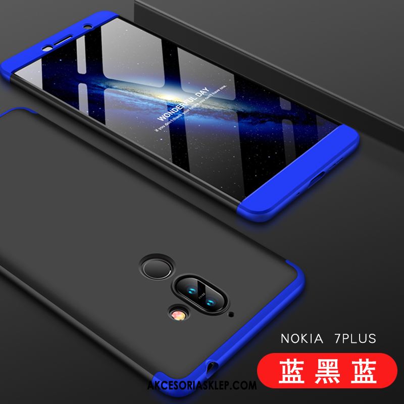 Futerał Nokia 7 Plus Kreatywne Niebieski Nubuku All Inclusive Osobowość Pokrowce Kup
