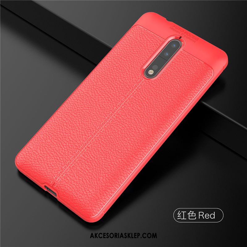 Futerał Nokia 8 Telefon Komórkowy Czerwony Silikonowe All Inclusive Miękki Obudowa Tanie