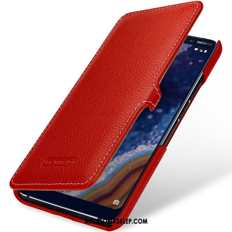 Futerał Nokia 9 Pureview Anti-fall Telefon Komórkowy Pu Czerwony Europa Obudowa Sprzedam