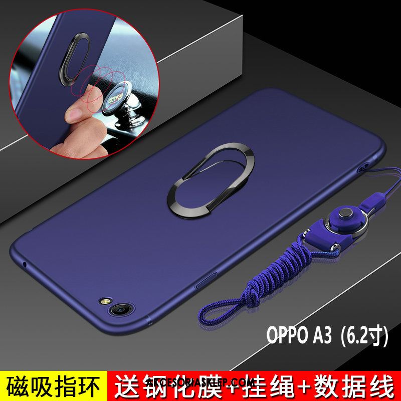 Futerał Oppo A3 Anti-fall Miękki Niebieski Silikonowe Telefon Komórkowy Pokrowce Tanie