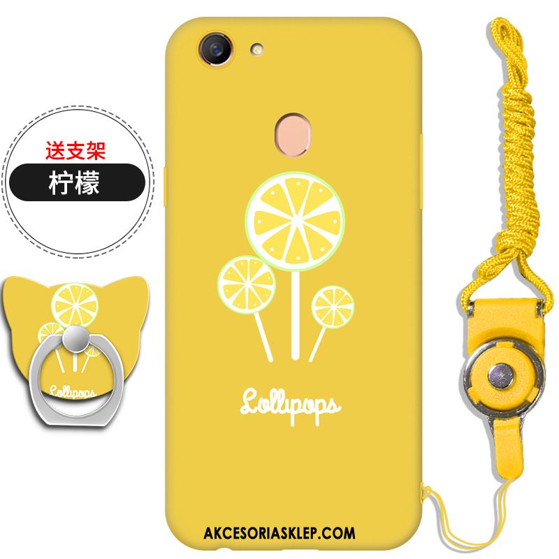 Futerał Oppo F5 Youth Tendencja Telefon Komórkowy Żółty Miękki Nubuku Etui Sprzedam