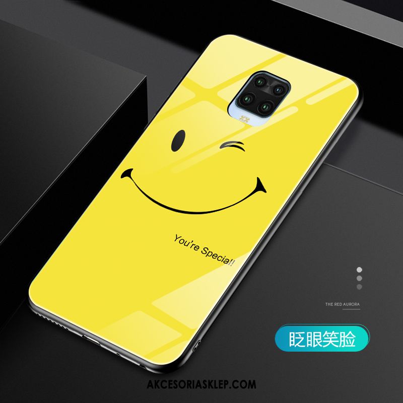 Futerał Redmi Note 9 Pro Smile Anti-fall Żółty Czerwony Telefon Komórkowy Obudowa Tanie