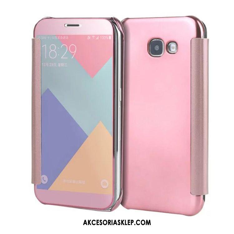 Futerał Samsung Galaxy A3 2017 Trudno Różowe Gwiazda Telefon Komórkowy Skórzany Futerał Etui Tanie
