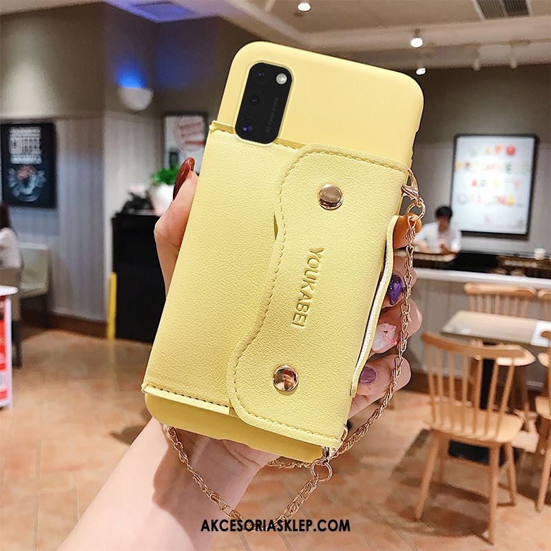 Futerał Samsung Galaxy A41 All Inclusive Portfel Ochraniacz Osobowość Żółty Etui Sprzedam