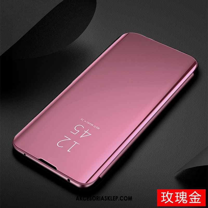 Futerał Samsung Galaxy A51 Telefon Komórkowy Klapa Skórzany Futerał Gwiazda Różowe Złoto Etui Online