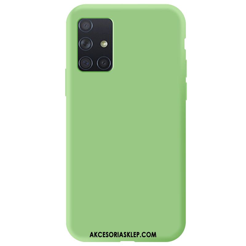 Futerał Samsung Galaxy A71 Mały Zielony Miękki Moda Gwiazda Etui Dyskont