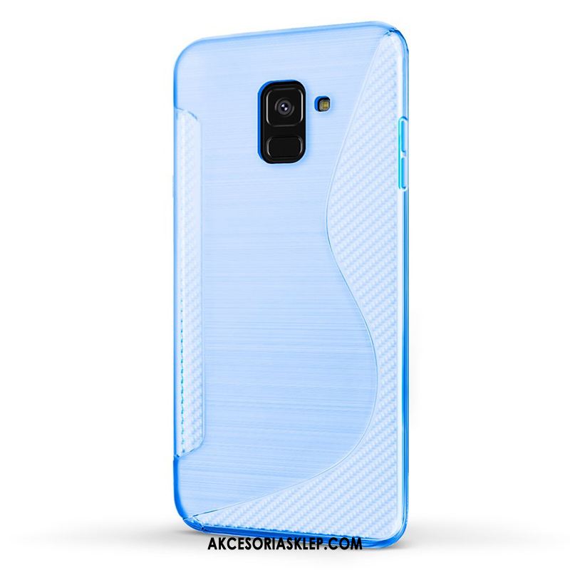 Futerał Samsung Galaxy A8 2018 Gwiazda Telefon Komórkowy Niebieski Ochraniacz Miękki Etui Sprzedam