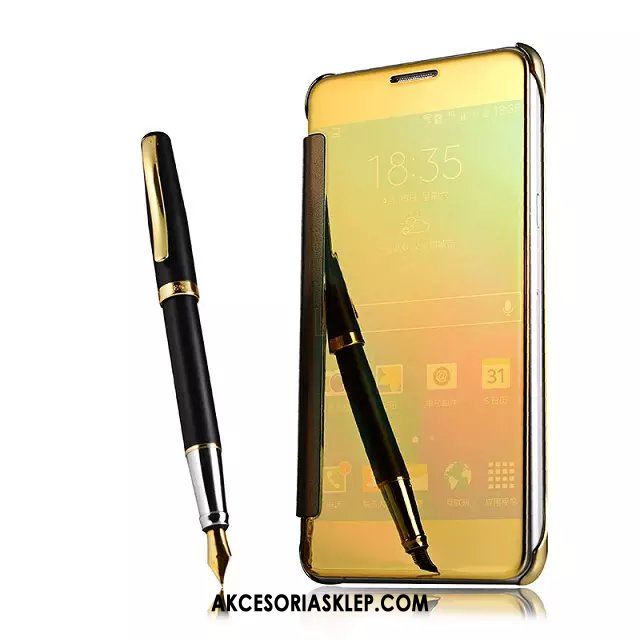 Futerał Samsung Galaxy A9 2018 Telefon Komórkowy Ochraniacz Spoczynek Złoto Skórzany Futerał Pokrowce Tanie