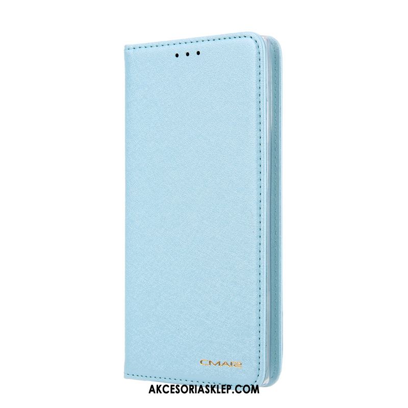 Futerał Samsung Galaxy Note 10+ Jasny Niebieski Karta Telefon Komórkowy Gwiazda Skórzany Futerał Etui Dyskont