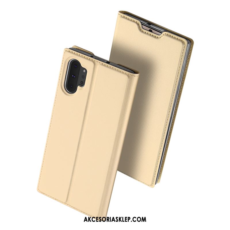 Futerał Samsung Galaxy Note 10+ Złoto Gwiazda Skórzany Futerał Telefon Komórkowy Karta Pokrowce Kup