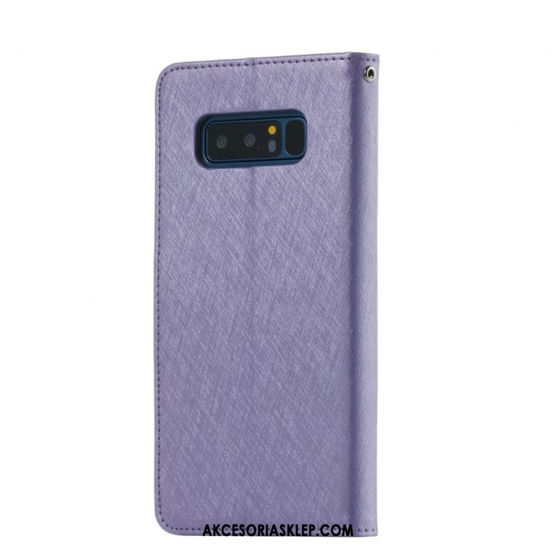 Futerał Samsung Galaxy Note 8 Portfel Gwiazda Wiszące Ozdoby Purpurowy Telefon Komórkowy Obudowa Na Sprzedaż