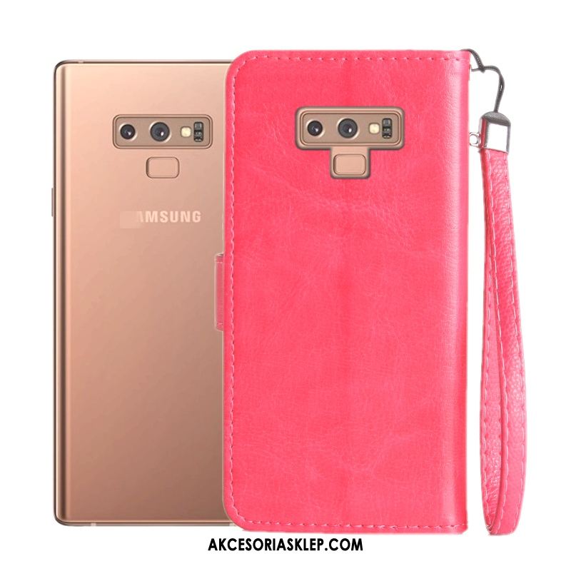 Futerał Samsung Galaxy Note 9 Miękki Skórzany Futerał Różowe Gwiazda All Inclusive Pokrowce Kup