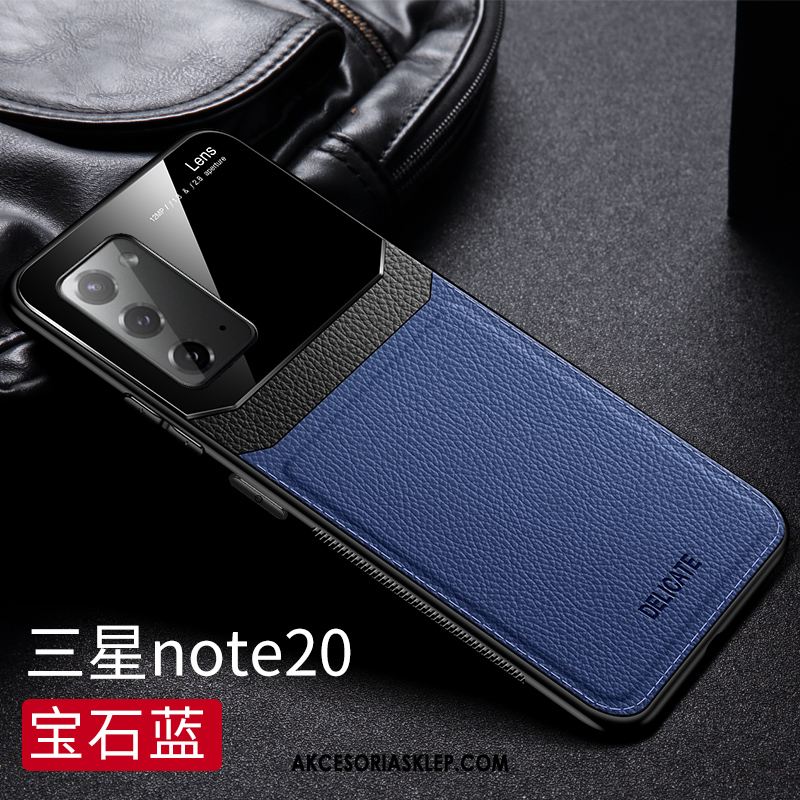 Futerał Samsung Galaxy Note20 Niebieski Osobowość Silikonowe Skóra Kreatywne Pokrowce Sklep