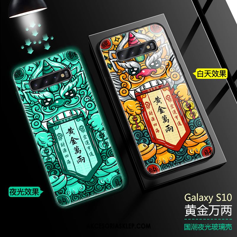 Futerał Samsung Galaxy S10 Silikonowe Osobowość Zielony Kreatywne Chiński Styl Pokrowce Sprzedam