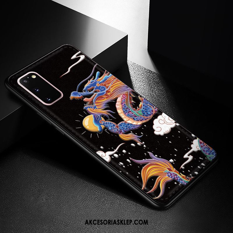 Futerał Samsung Galaxy S20 Czarny Anti-fall Skóra Tendencja Osobowość Etui Kup