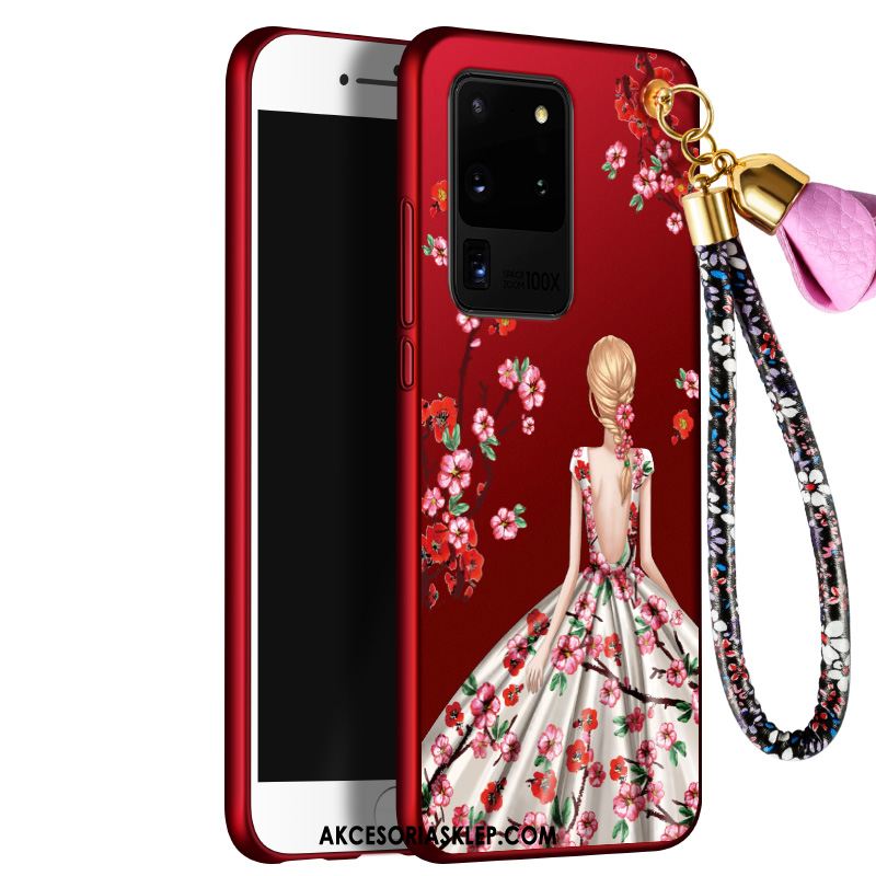 Futerał Samsung Galaxy S20 Ultra Czerwony Lekki I Cienki Anti-fall Telefon Komórkowy Ochraniacz Obudowa Tanie