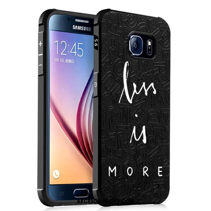 Futerał Samsung Galaxy S6 Silikonowe Nubuku Czarny Miękki Anti-fall Pokrowce Sprzedam