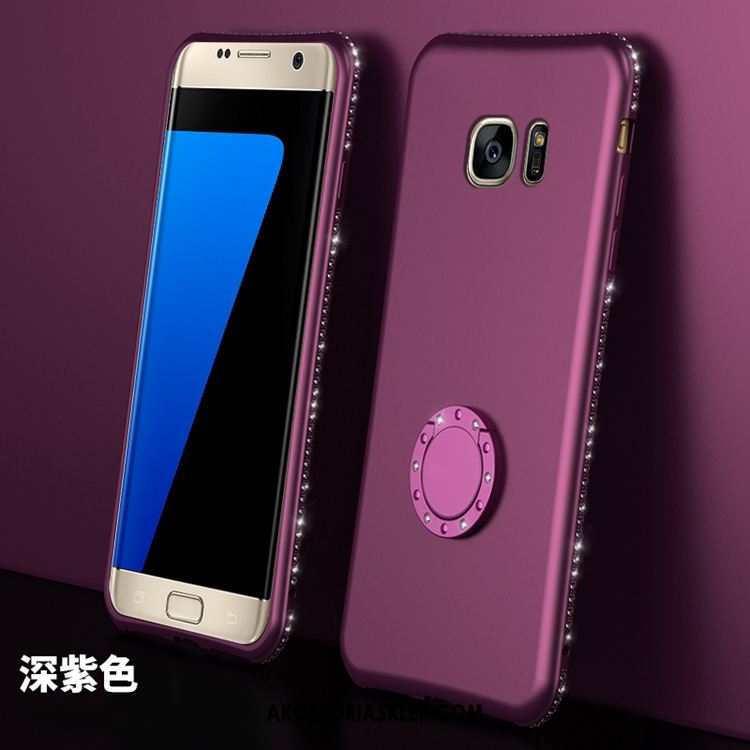 Futerał Samsung Galaxy S7 Purpurowy Cienkie Silikonowe Telefon Komórkowy Gwiazda Etui Tanie