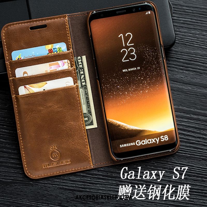 Futerał Samsung Galaxy S7 Skórzany Futerał Telefon Komórkowy Gwiazda Obudowa Sprzedam