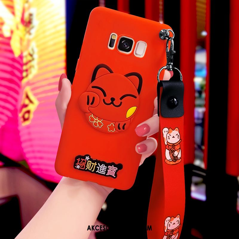 Futerał Samsung Galaxy S8+ Czerwony Telefon Komórkowy Kotek Tendencja Silikonowe Pokrowce Kup
