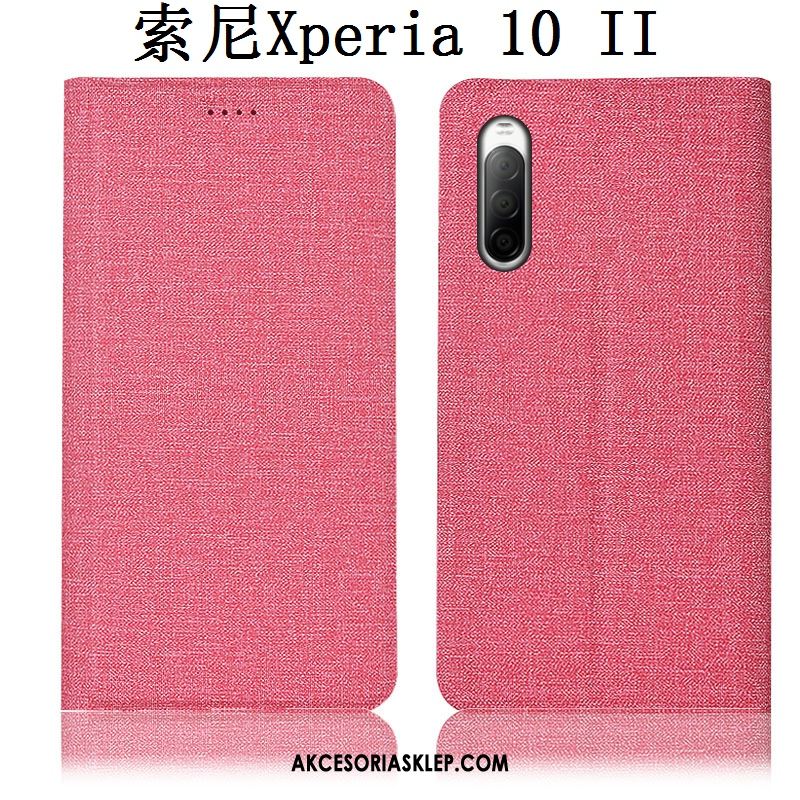 Futerał Sony Xperia 10 Ii All Inclusive Bawełna I Len Telefon Komórkowy Różowe Anti-fall Kup