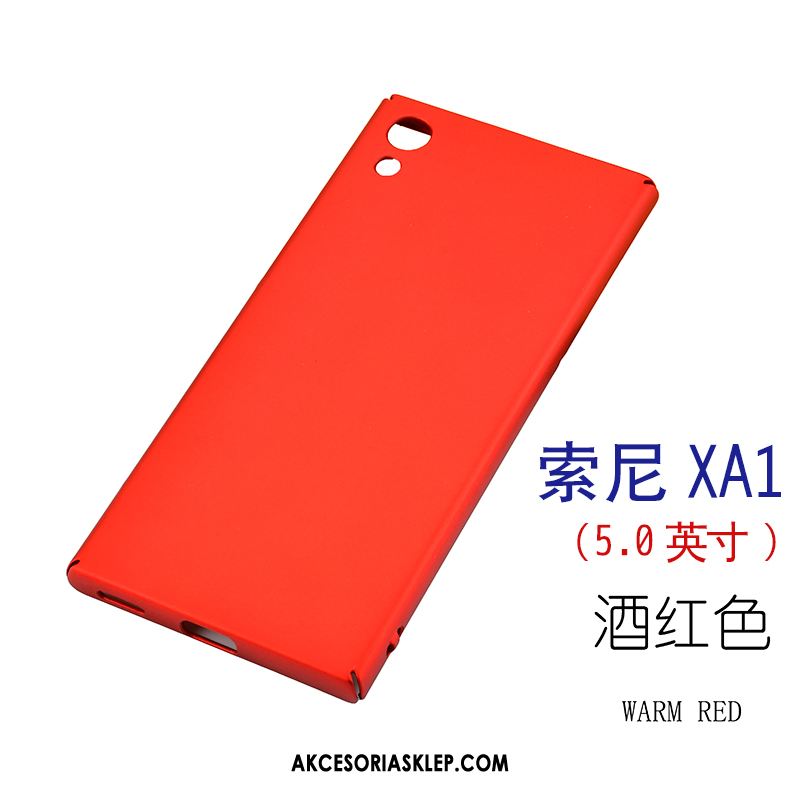 Futerał Sony Xperia Xa1 Poczuj Nubuku Telefon Komórkowy Wiszące Ozdoby Czerwony Oferta