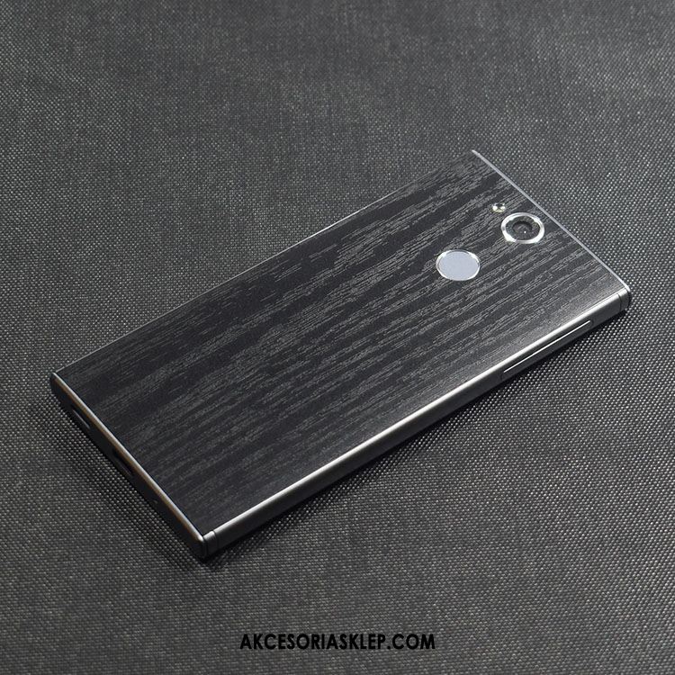 Futerał Sony Xperia Xa2 Plus Nubuku Tylna Pokrywa Kolor Ziarno Drewna Czarny Obudowa Tanie