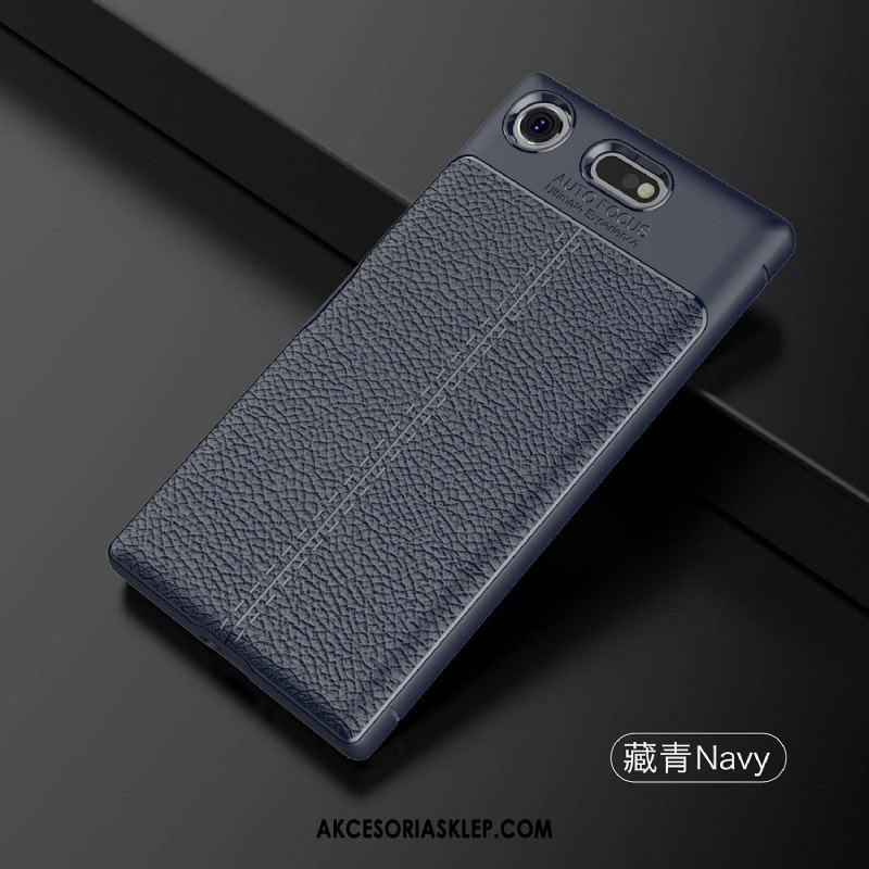 Futerał Sony Xperia Xz1 Compact Telefon Komórkowy Anti-fall Ciemno Niebieski Wzór Silikonowe Sprzedam