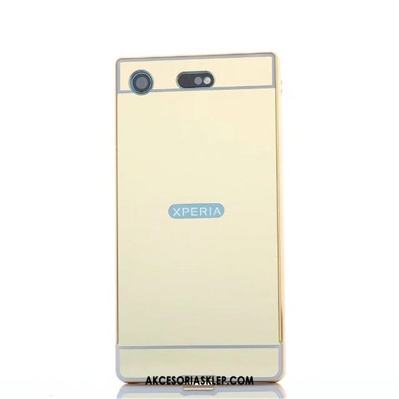 Futerał Sony Xperia Xz1 Compact Złoto Telefon Komórkowy Granica Metal Ochraniacz Obudowa Tanie