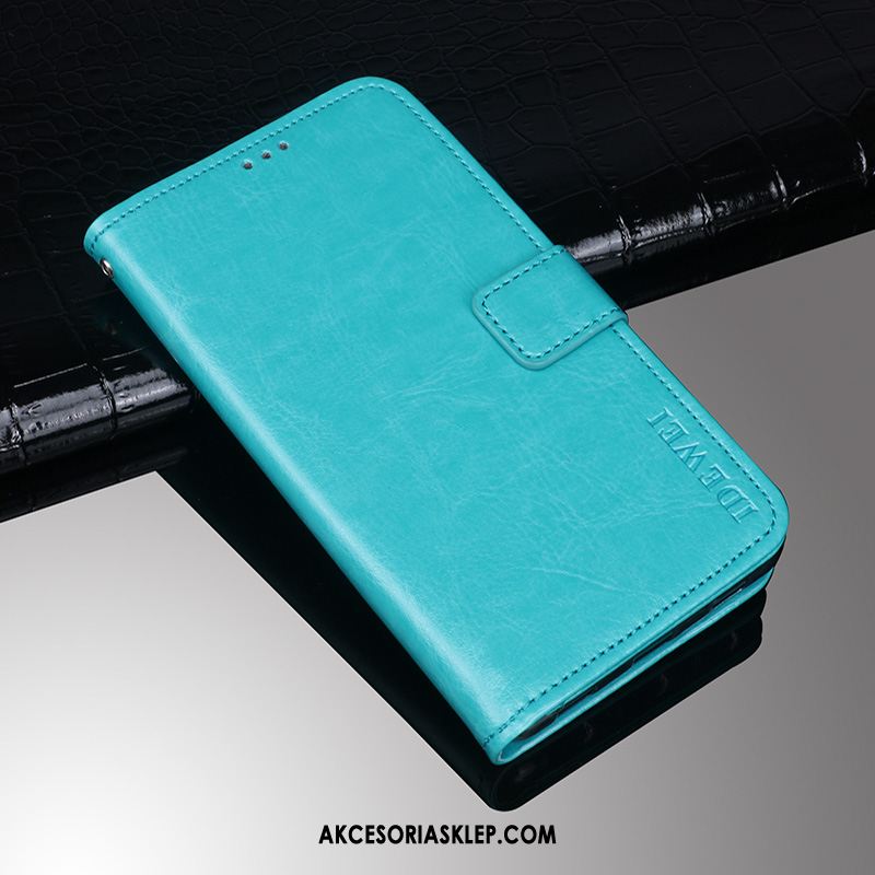 Futerał Sony Xperia Xz2 Compact Skórzany Futerał Ochraniacz Telefon Komórkowy Anti-fall Niebieski Etui Sprzedam