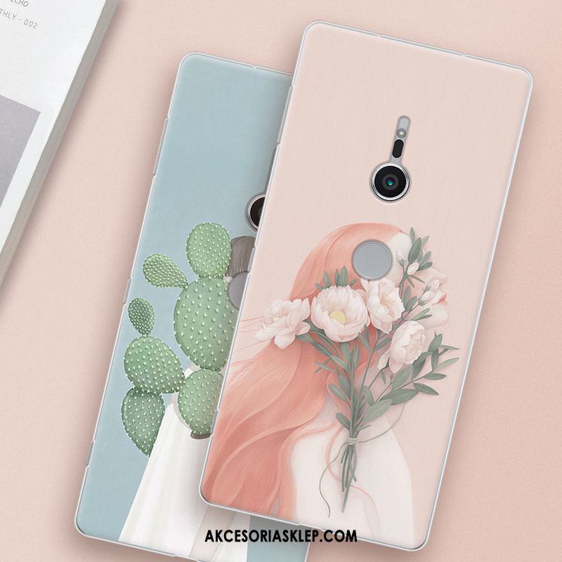 Futerał Sony Xperia Xz2 Telefon Komórkowy Miękki Anti-fall Sztuka Różowe Obudowa Online