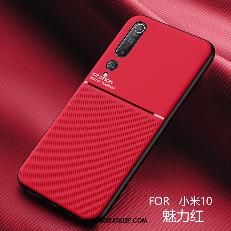 Futerał Xiaomi Mi 10 All Inclusive Czerwony Trudno Skóra Biznes Obudowa Sklep