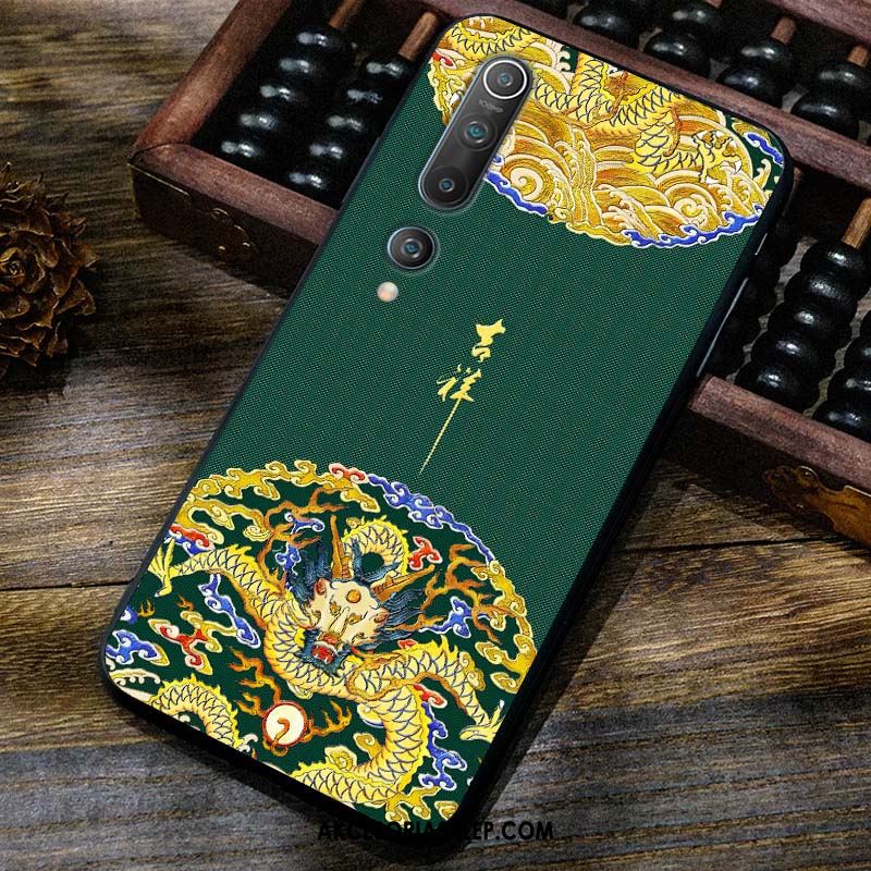 Futerał Xiaomi Mi 10 Kreatywne Relief Cienkie Ochraniacz Zielony Obudowa Kupię
