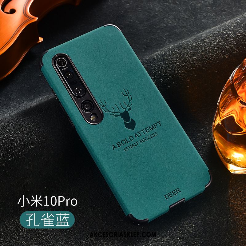 Futerał Xiaomi Mi 10 Pro Ełk Miękki Zielony Telefon Komórkowy Jakość Obudowa Tanie