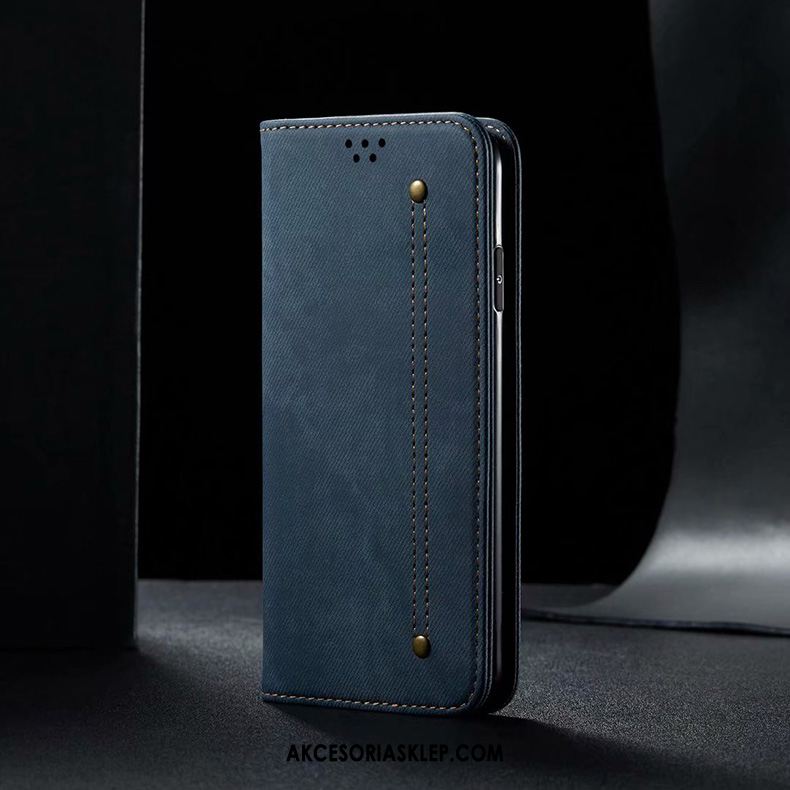 Futerał Xiaomi Mi 10 Pro Telefon Komórkowy Mały Skórzany Futerał Niebieski All Inclusive Etui Tanie